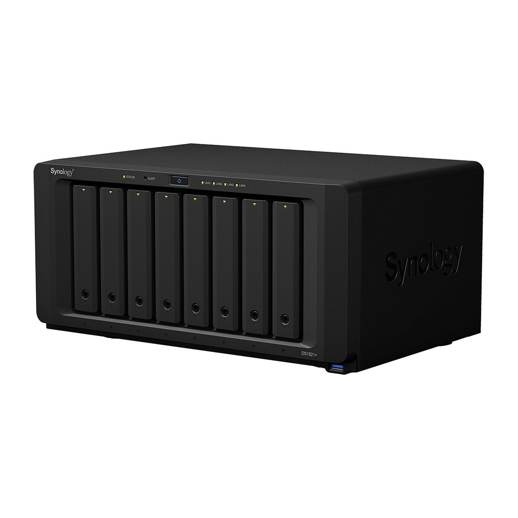 EAN 4711174723973 - Synology DiskStation DS1821+ servidor de almacenamiento NAS Torre Ryzen Embedded V1500B 4 GB DDR4 0 TB Di imagen 3