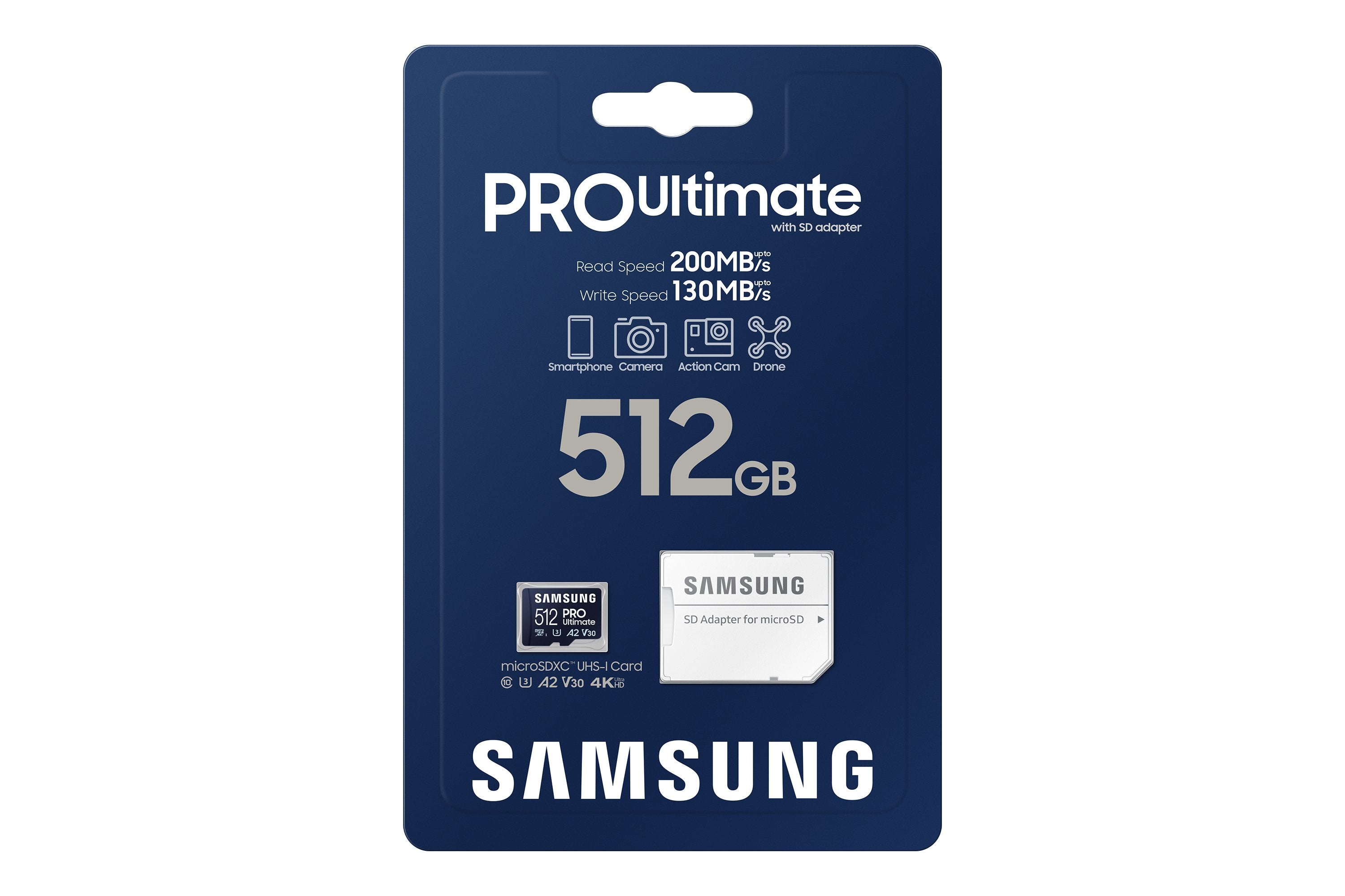 Samsung 512gb Pro Ultimate Microsd Card Mb-My512sa/Ww