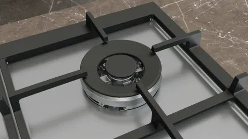 Siemens Ec6a5hi90 Hobs Negro, Acero Inoxidable Integrado 60 Cm Encimera De Gas 4 Zona(S)