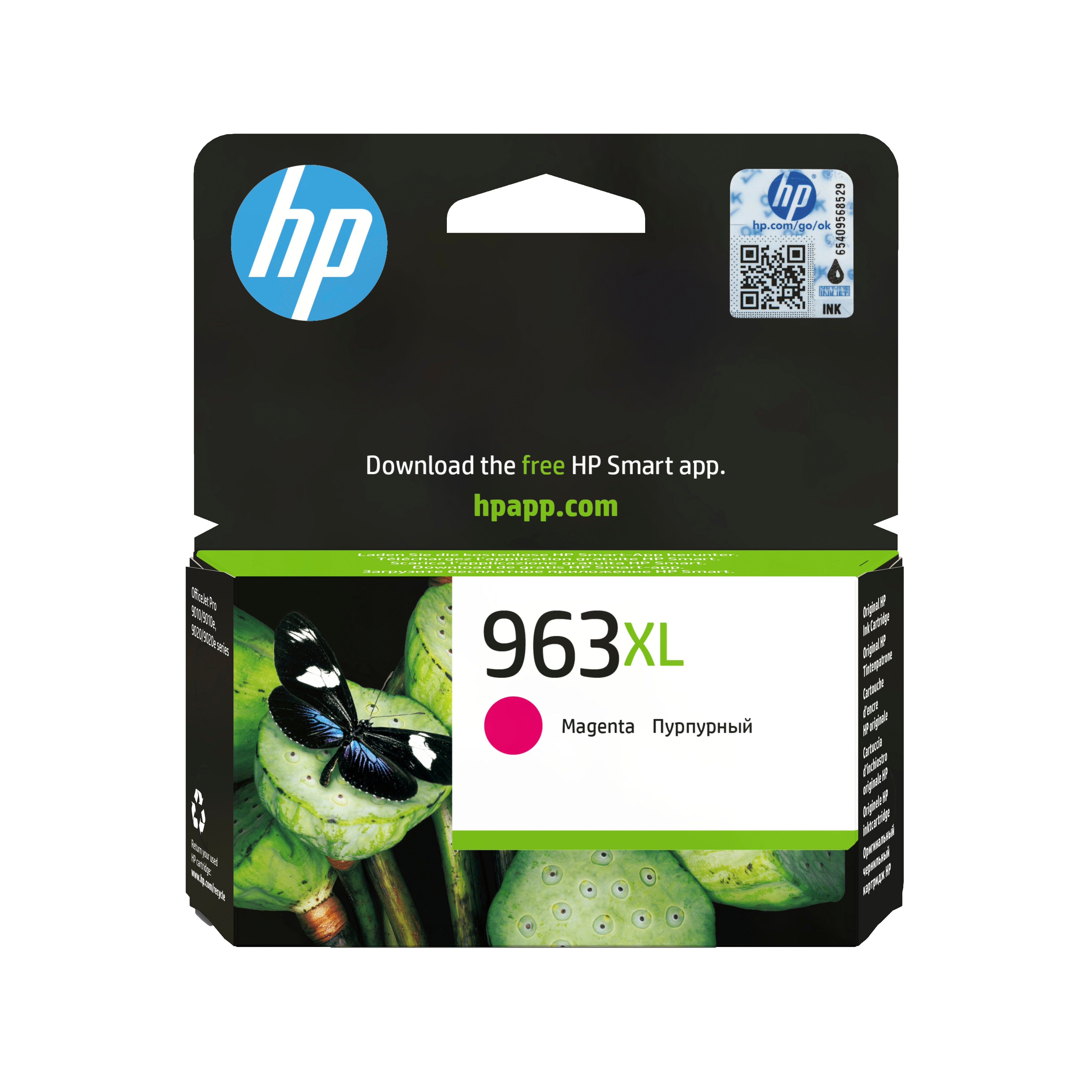 EAN 0192545866569 - HP 963XL High Yield Magenta Original Ink Cartridge cartucho de tinta 1 pieza(s) Alto rendimiento (XL) imagen 1