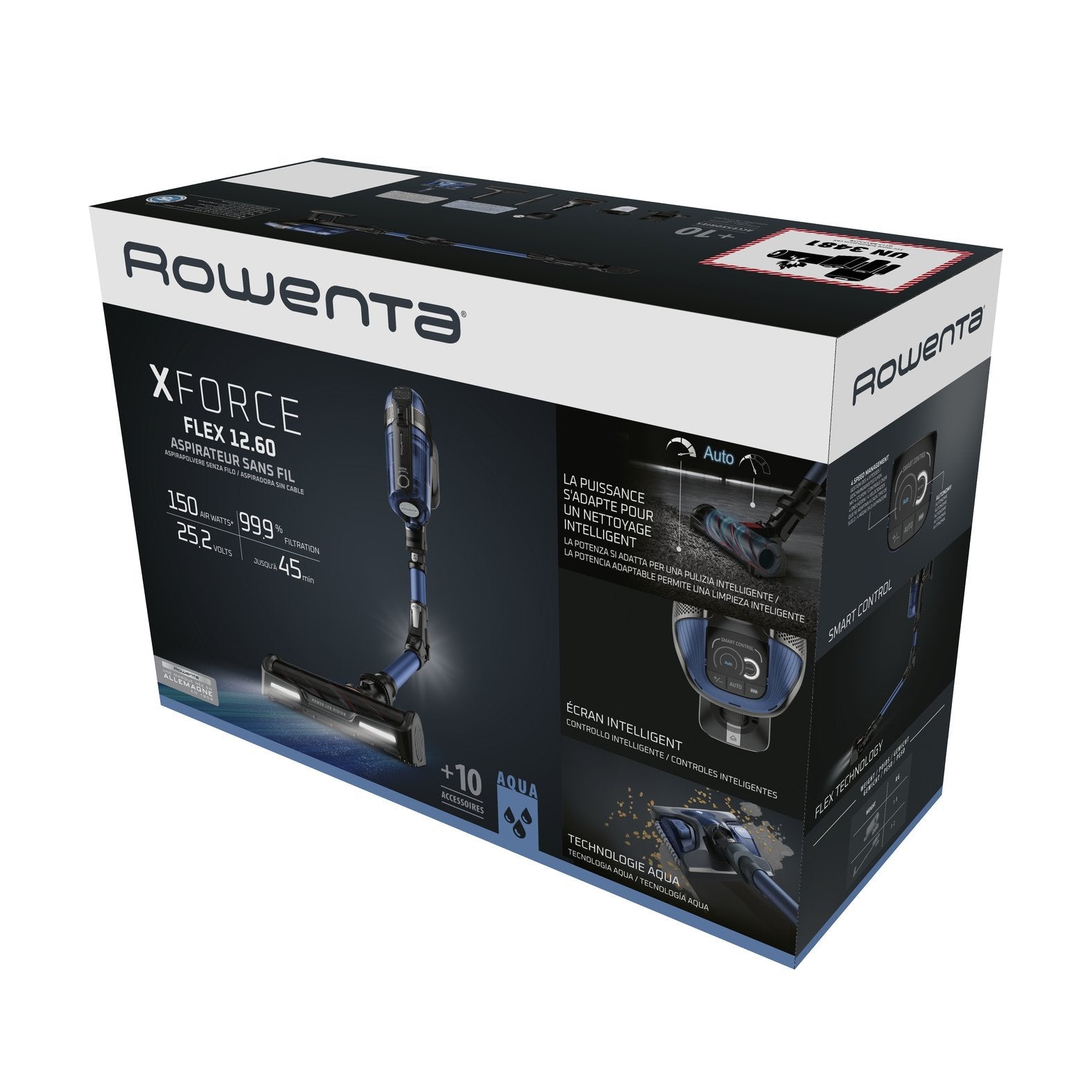 Rowenta X-Force Flex 12.60 Aqua