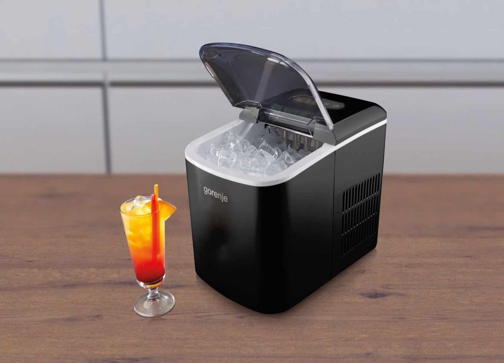 EAN 3838942118944 - Gorenje MC1200B Máquina para hacer cubitos de hielo portátil 12 kg/24h 120 W Negro imagen 2