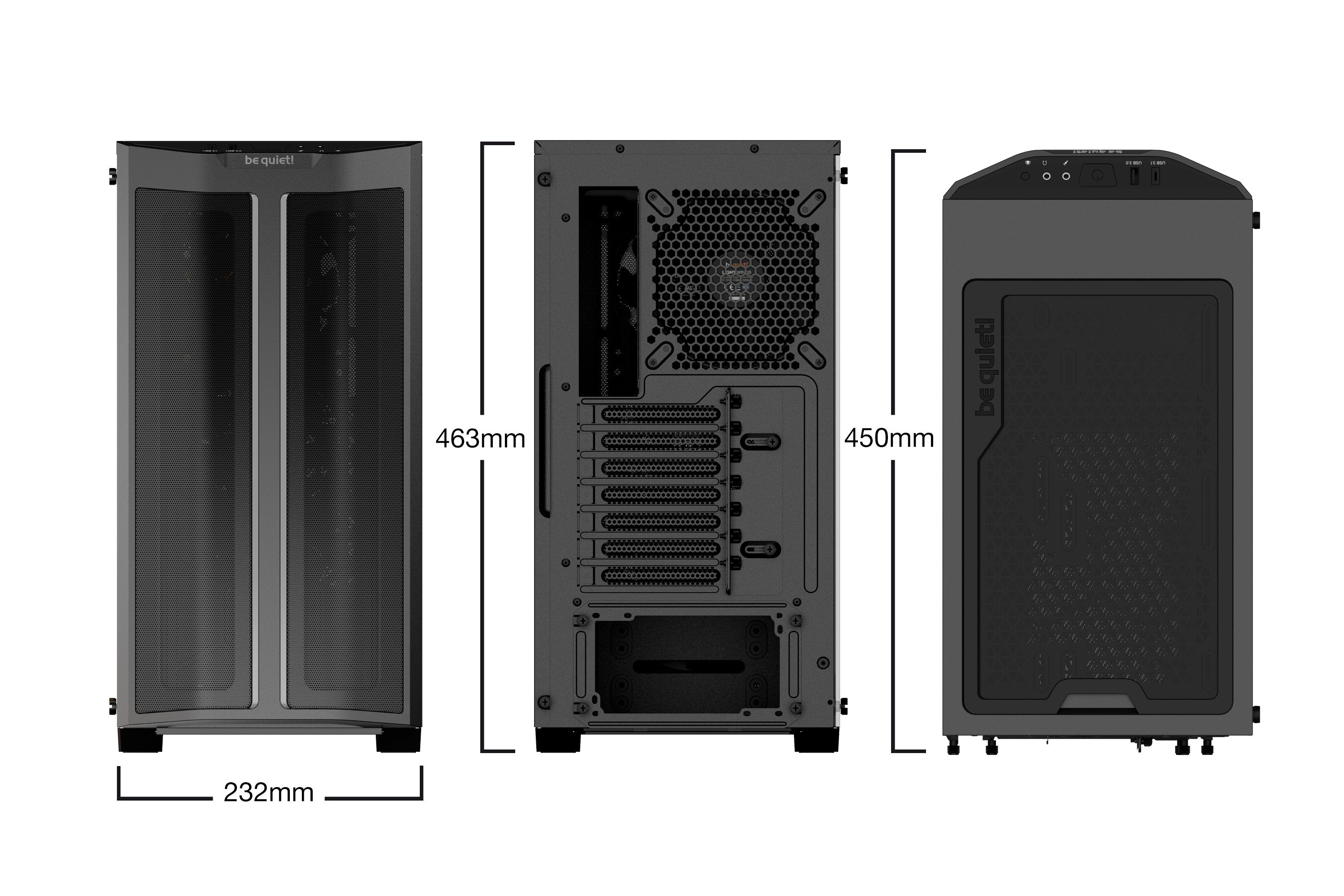 Caja Pc Be Quiet! Pure Base 500 Fx, Tower-Gehäuse Bgw43