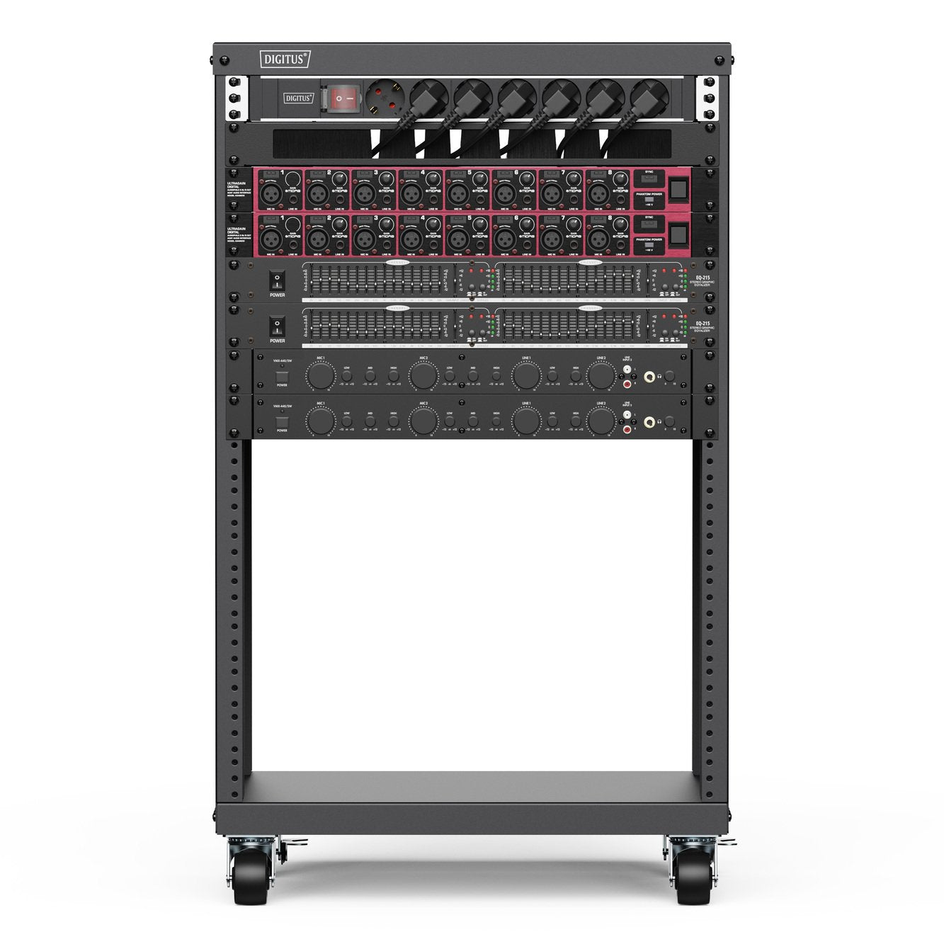 EAN 4016032490319 - Digitus DN-48001 armario rack 16U Rack o bastidor independiente Negro imagen 2