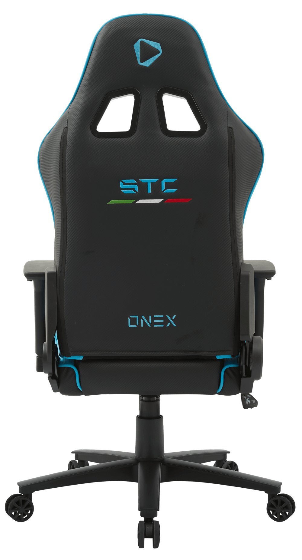 Silla Gaming Onex Stc Alcantara Serie L - Negro Azul