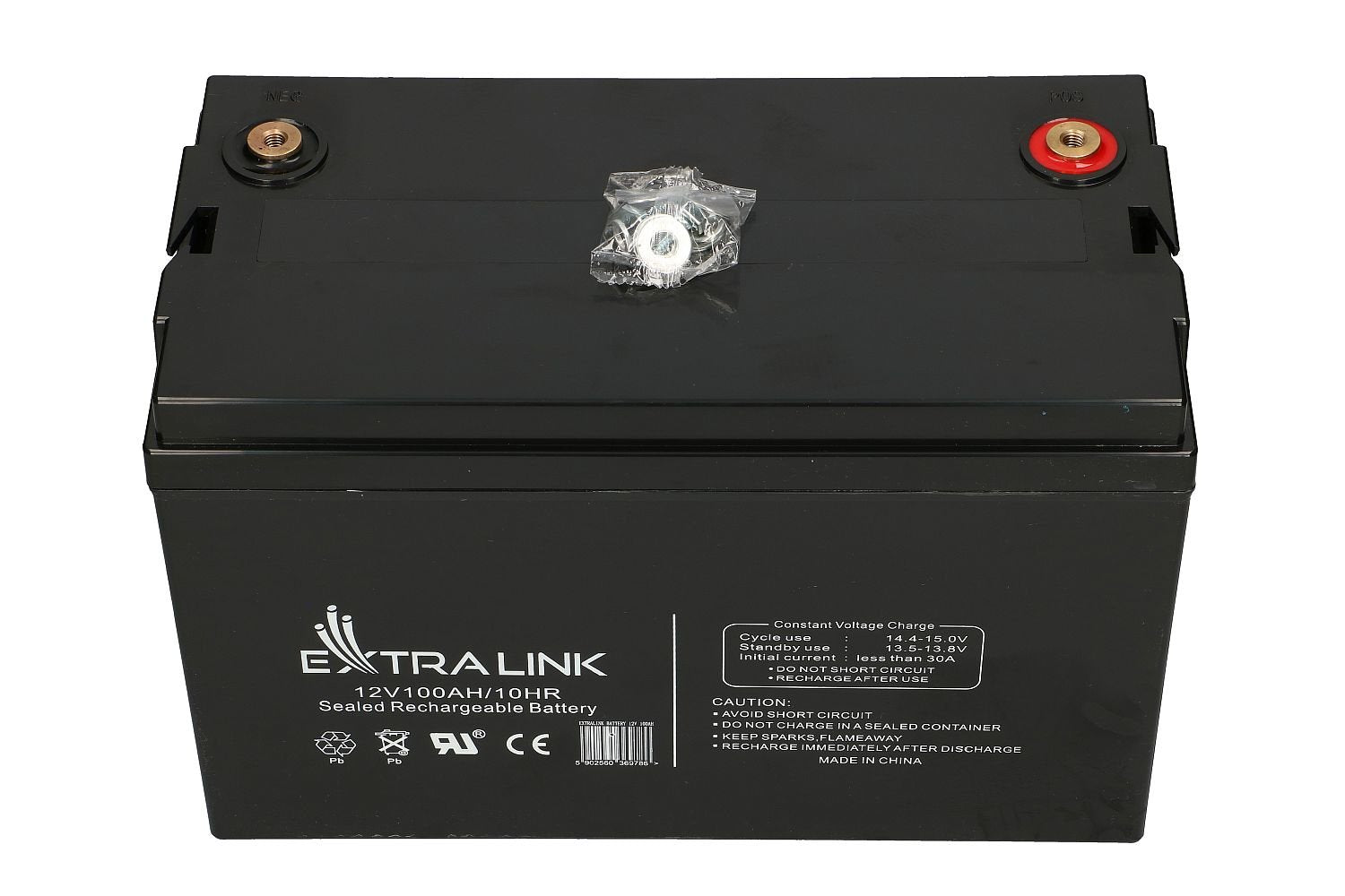 EAN 5902560369786 - Extralink AKUMULATOR BATTERY ACCUMULATOR AGM 12V 100AH - Batterie Sealed Lead Acid (VRLA) imagen 2