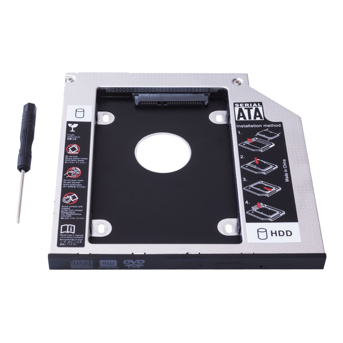 Unykach Adaptador Sata (9mm) Hdd 2.5-Ssd/Odd Portatil
