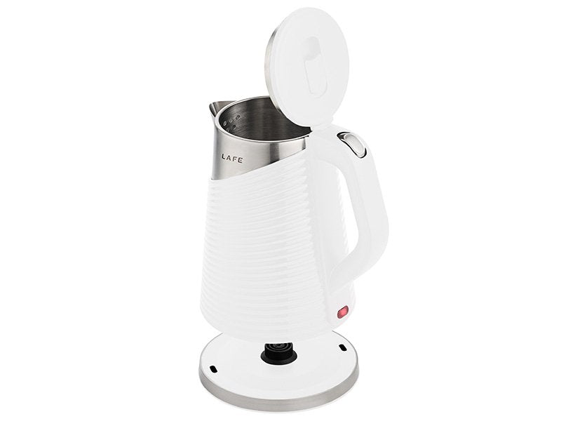 EAN 5907512874110 - Lafe LAFCZA47469 tetera eléctrica 1,8 L 1800 W Acero inoxidable, Blanco imagen 4