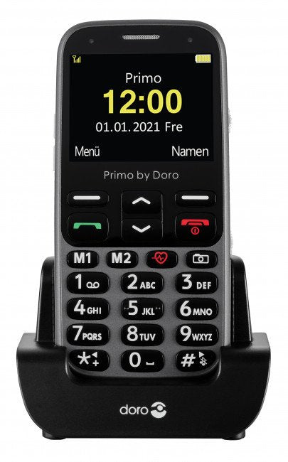 EAN 4260117674433 - Doro Primo 368 5,84 cm (2.3") 92 g Negro, Grafito Teléfono para personas mayores imagen 3