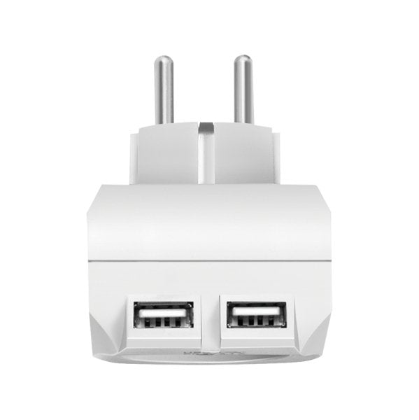 Adaptador De Enchufe Logilink 1x Cee 7/3 + 2x Usb-A