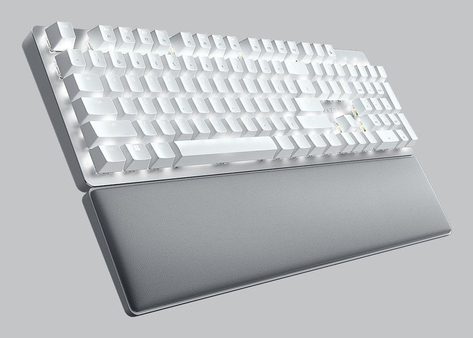 EAN 8886419347835 - Razer Pro Type Ultra teclado Oficina USB + RF Wireless + Bluetooth QWERTY Inglés de EE. UU. Plata, Blanco imagen 3