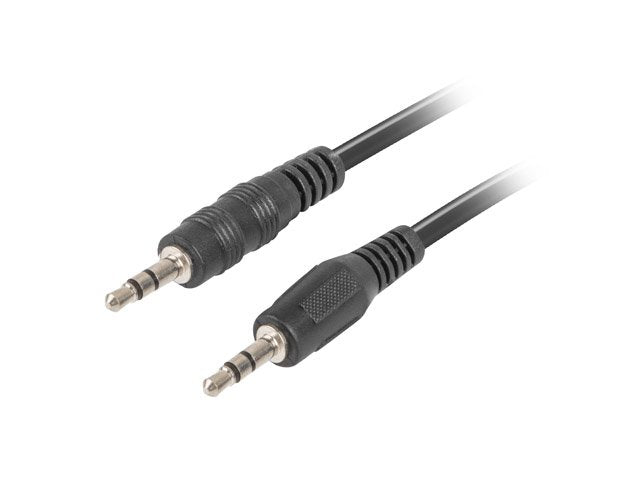 Lanberg Cable Estereo Ca-Mjmj-10cc-0012-Bk Jack 3.5mm Macho A Jack 3.5mm Macho,1.2 Metros
