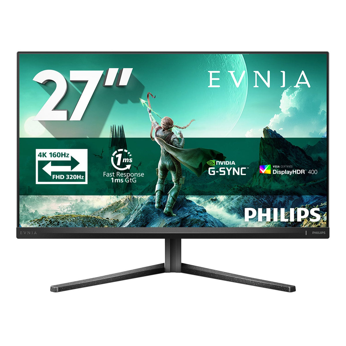 EAN 8721038004298 - Philips Evnia 3000 27M2N3800A/00 pantalla para PC 68,6 cm (27") 3840 x 2160 Pixeles 4K Ultra HD LCD Negro imagen 2