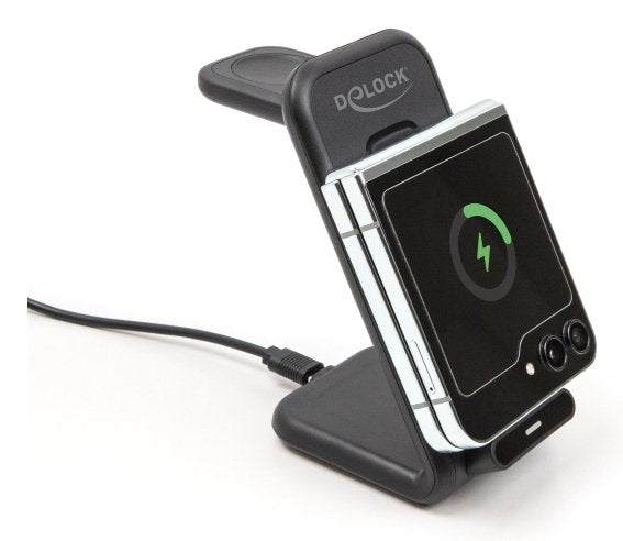 Wireless Charger 3 In 1 Mit 2 Ladespulen 5 W 5 W 15 W
