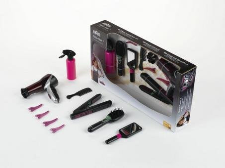 Juguete Theo Klein Mega Set De Peluquería De Braun, Infantil Negro/Rosa 5873