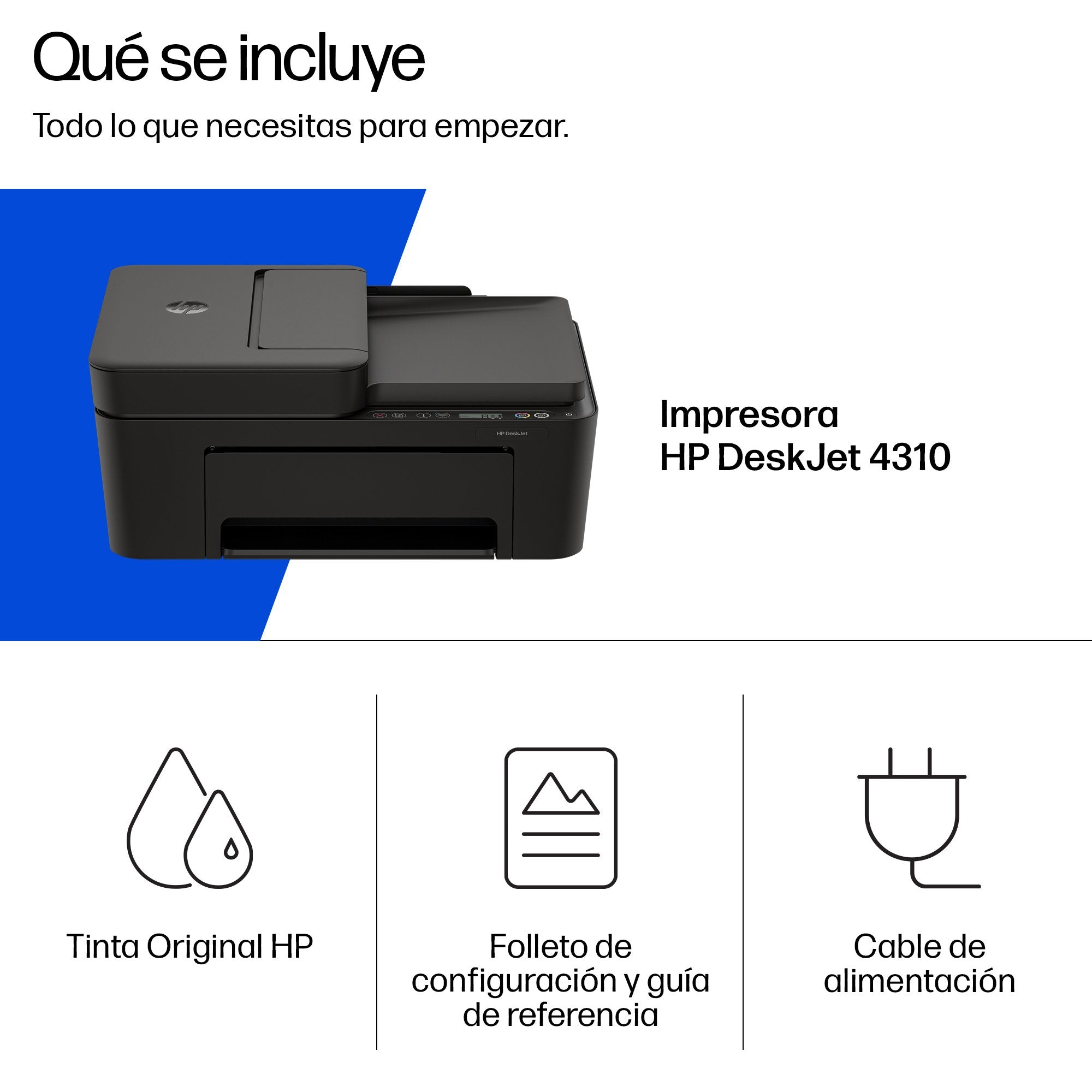 EAN 0198828789730 - HP DeskJet 4310 Inyección de tinta térmica A4 4800 x 1200 DPI 8,5 ppm Wifi imagen 4