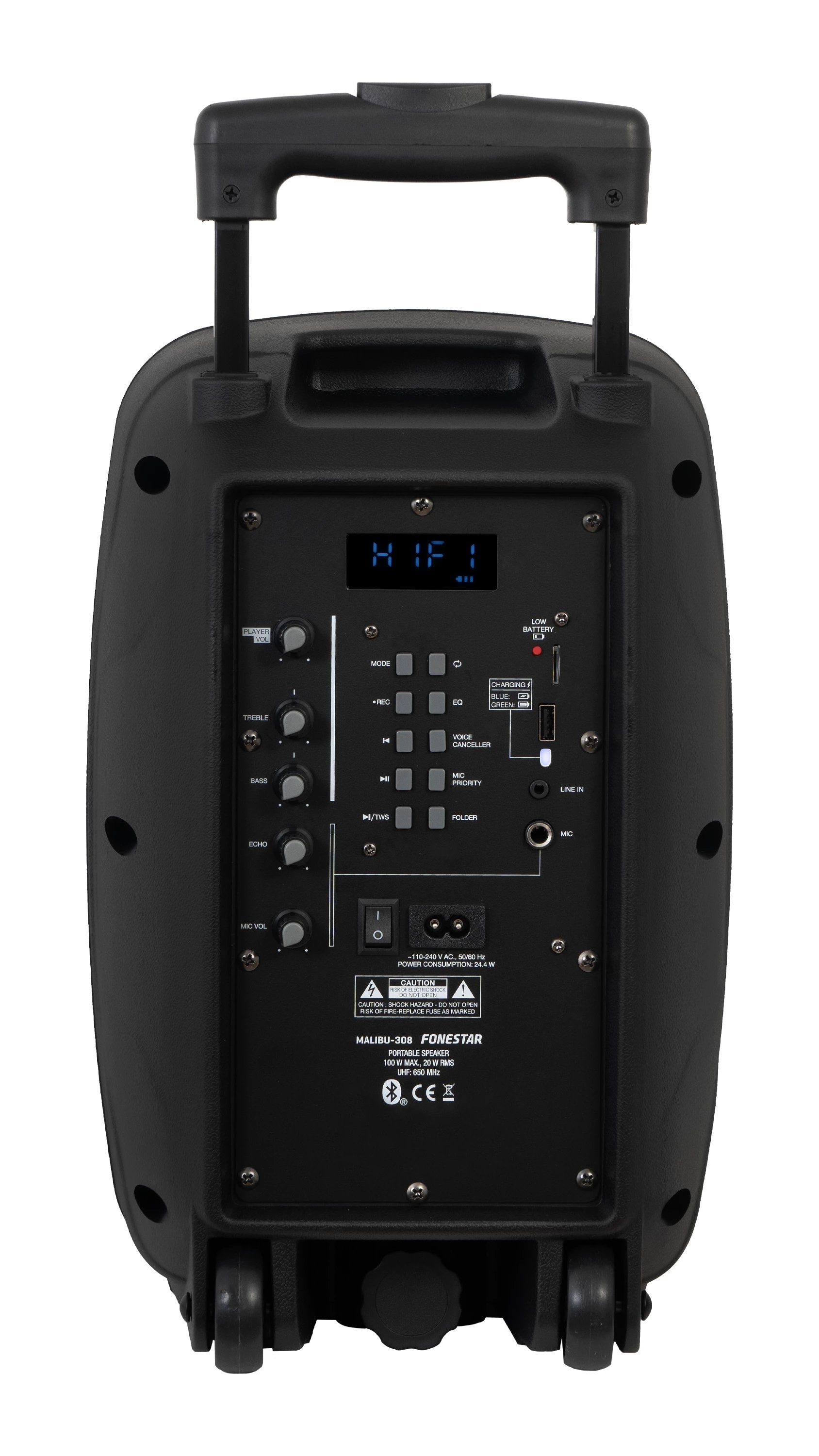 EAN 8422521023559 - Fonestar MALIBU-308 altavoz Negro Inalámbrico y alámbrico 100 W imagen 3