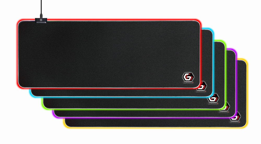 EAN 8716309110730 - Gembird MP-GAMELED-L alfombrilla para ratón Alfombrilla de ratón para juegos Negro imagen 2