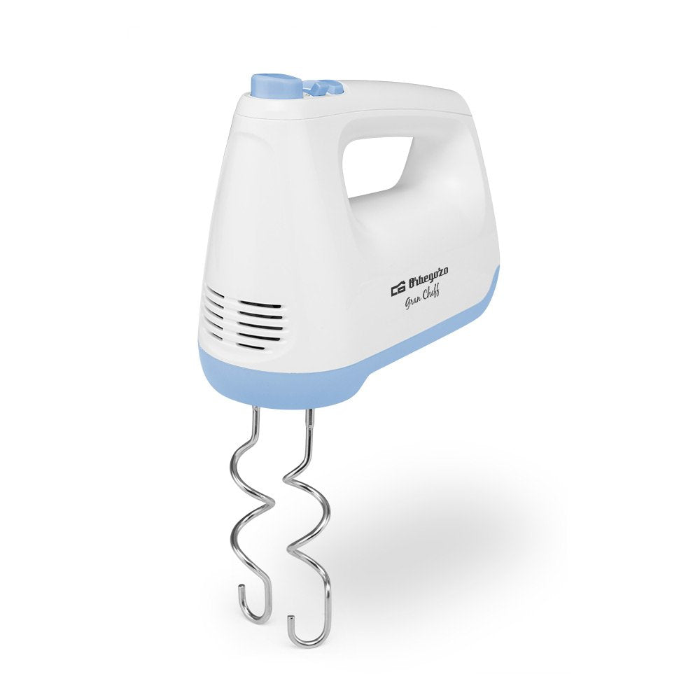 Batidora Orbegozo Ba 3750 Amasadora Panadero - Potente Y Versatil - 6 Velocidades + Turbo - Accesorios De Acero