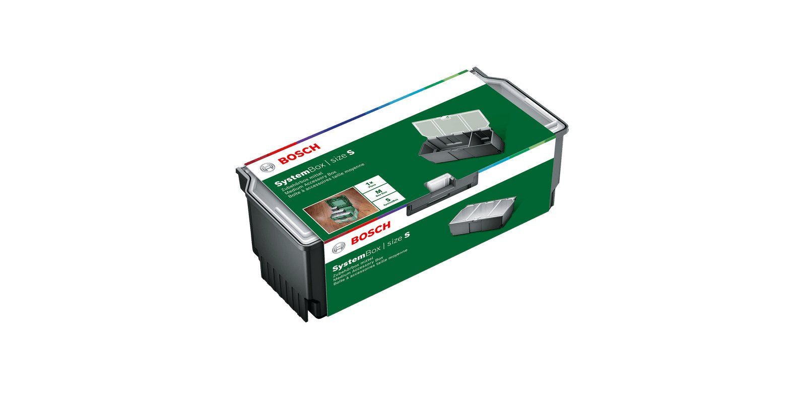 EAN 3165140951906 - Bosch Systembox Caja de almacenaje Rectangular Polipropileno (PP) Negro, Gris imagen 2