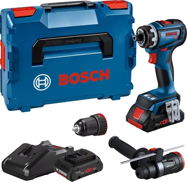EAN 4059952617442 - Bosch GSR 18V-90 FC PROFESSIONAL 2100 RPM SDS Plus 920 g Negro, Azul, Rojo imagen 1