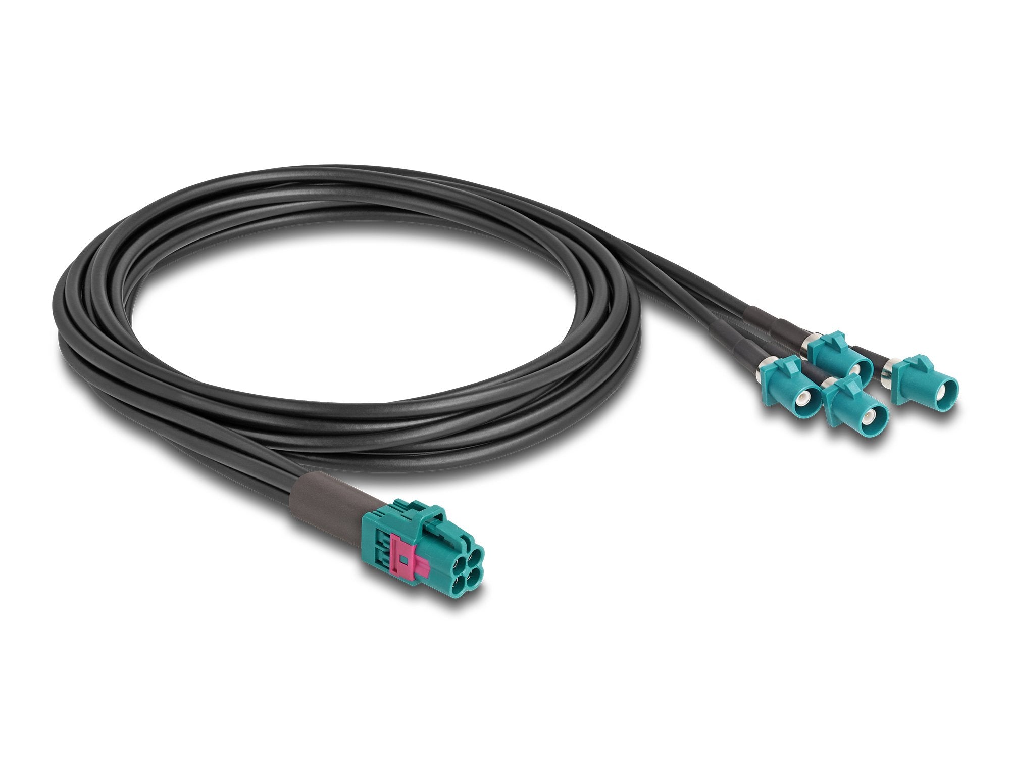 Delock 90125 Cable Mini Fakra Z Cuádruple Hembra A 4 X Fakra Z Macho Tipo-A