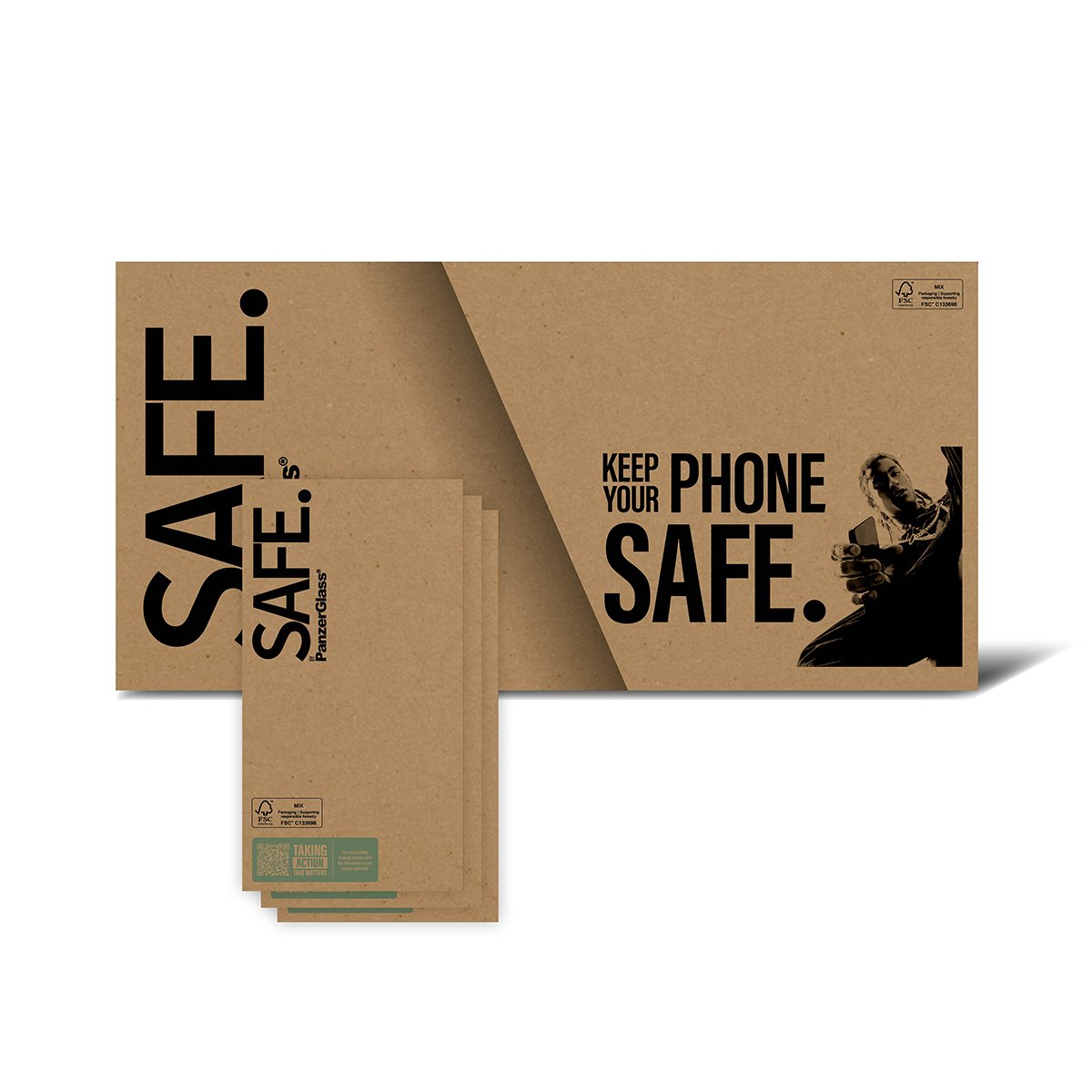 Panzerglass Safe. By ® Protector De Pantalla Samsung Galaxy A57 5g Ultra-Wide Fit Bulk, Samsung, Samsung - Galaxy A57 5g, Seco Aplicación, Resistente A Arañazos, Resistente A Golpes, Transparent, 50 Unidades