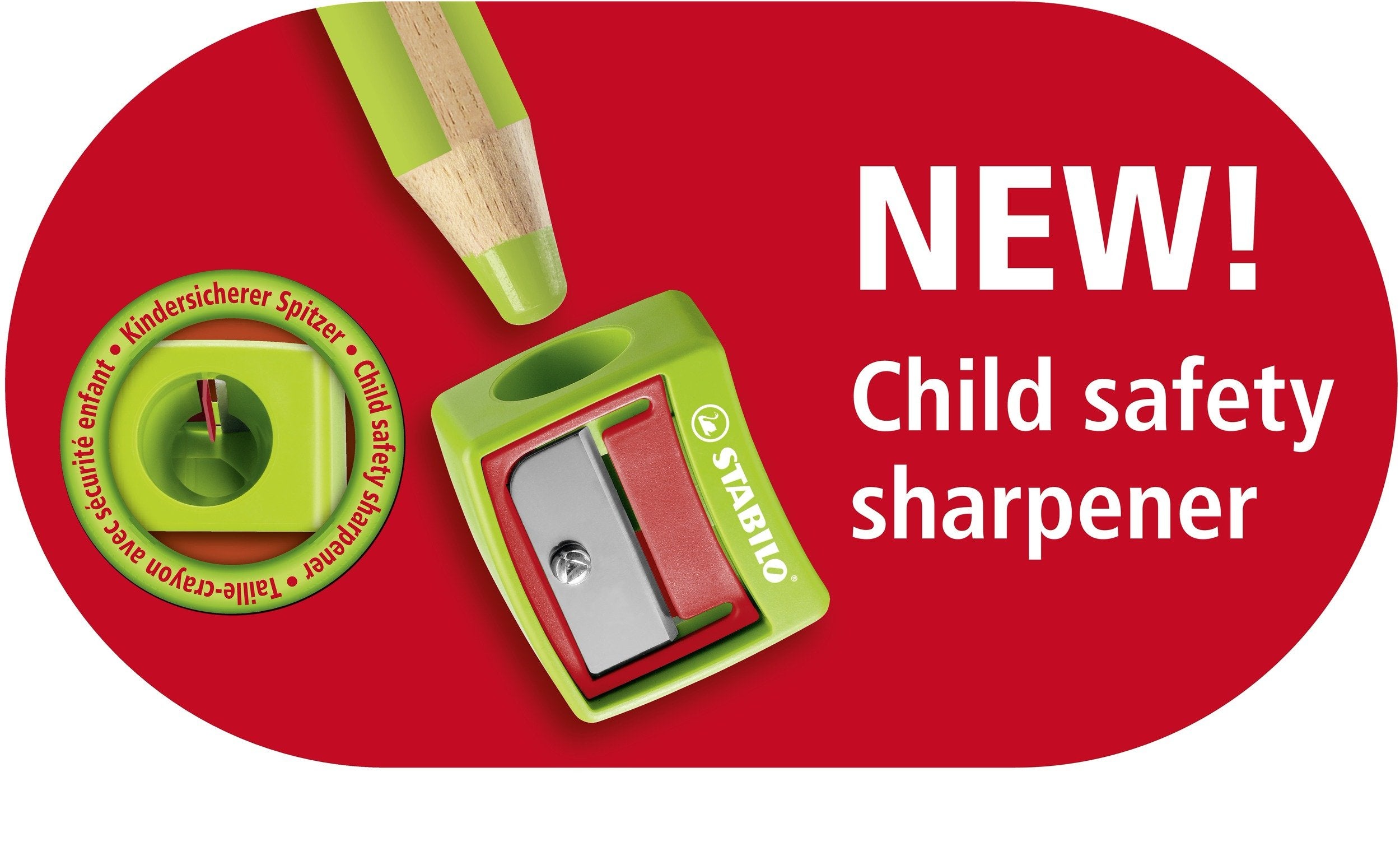 Stabilo Afilalápices Woody 3 En 1 Grueso