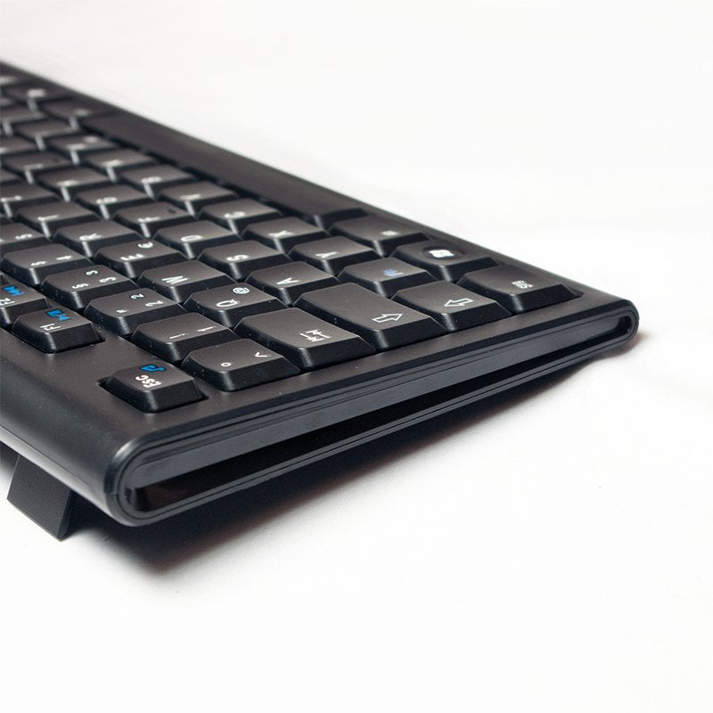 Teclado Aleman Logilink Id0104 Rf Inalámbrico Qwertz Negro