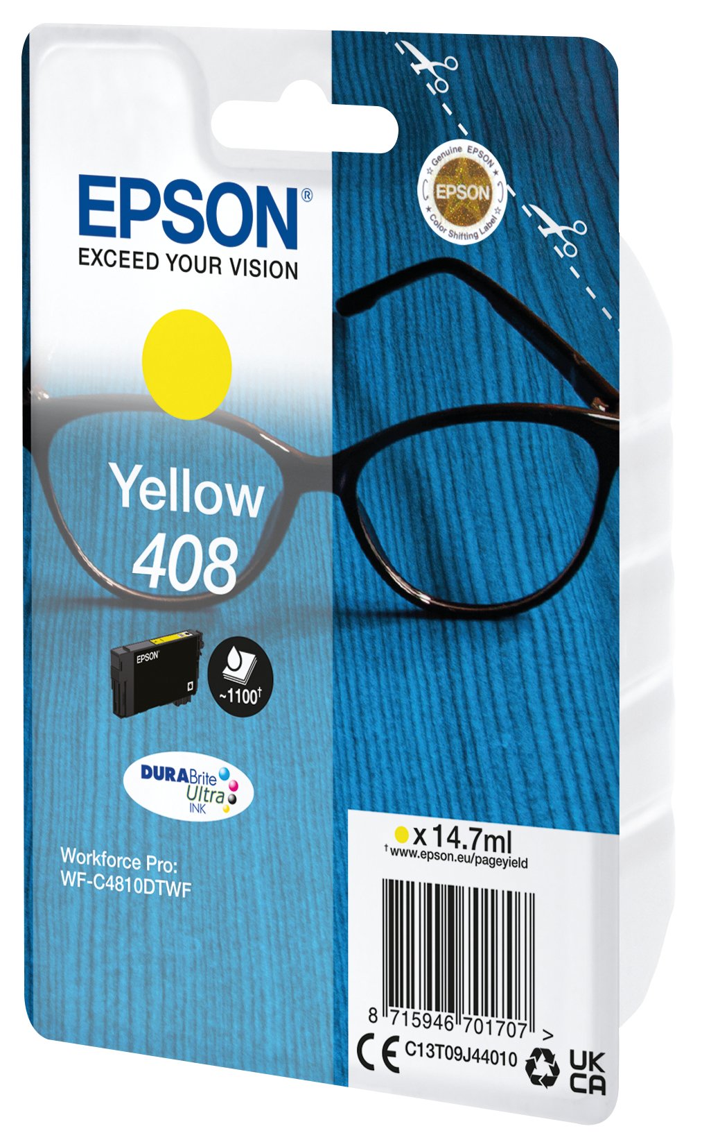 EAN 8715946701707 - Epson C13T09J44010 cartucho de tinta 1 pieza(s) Original Rendimiento estándar Amarillo imagen 1