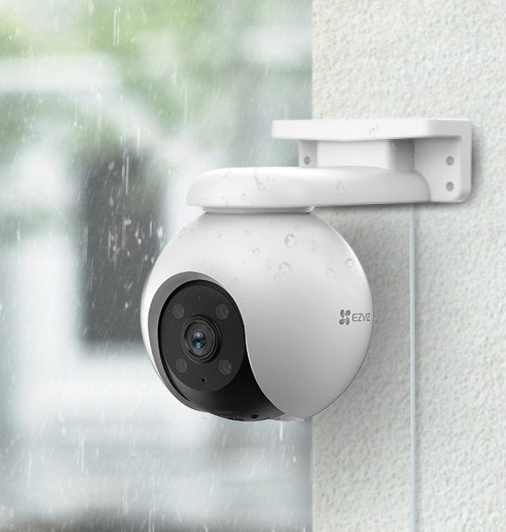 Ezviz H8 Pro 2k Esférico Cámara De Seguridad Ip Interior Y Exterior 2304 X 1296 Pixeles Pared/Poste