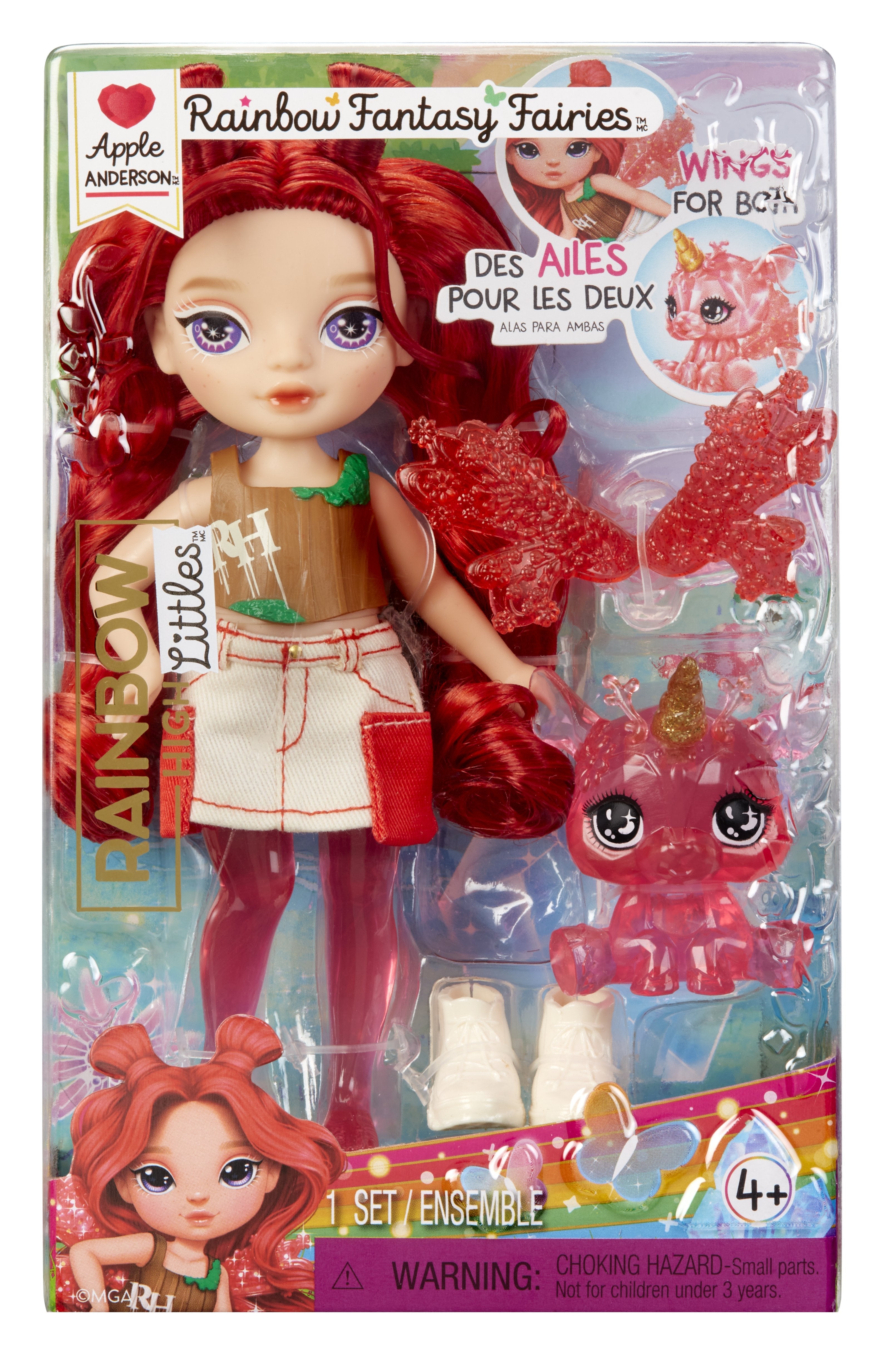EAN 35051543381 - Rainbow High Littles Rainbow Fantasy Fairies Doll- Apple (Red) imagen 2