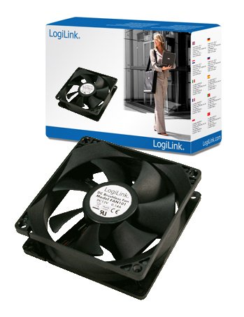 Logilink Pc Case Cooler Ventilador 8x8 Negro