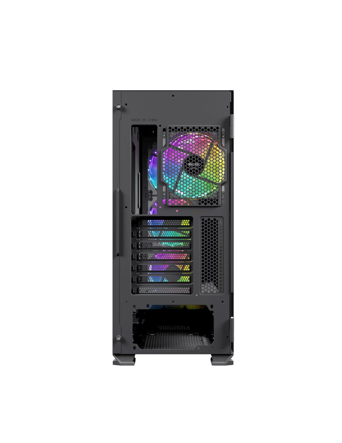 Nfortec Nf-Cs-Kraterx-B Carcasa De Ordenador Midi Tower Negro