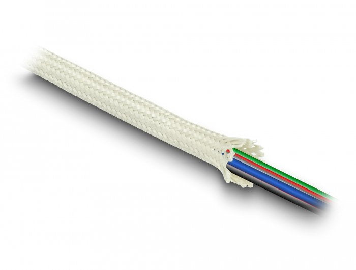 Delock 20895 Organizador De Cables Pasacables Blanco 1 Pieza(S)