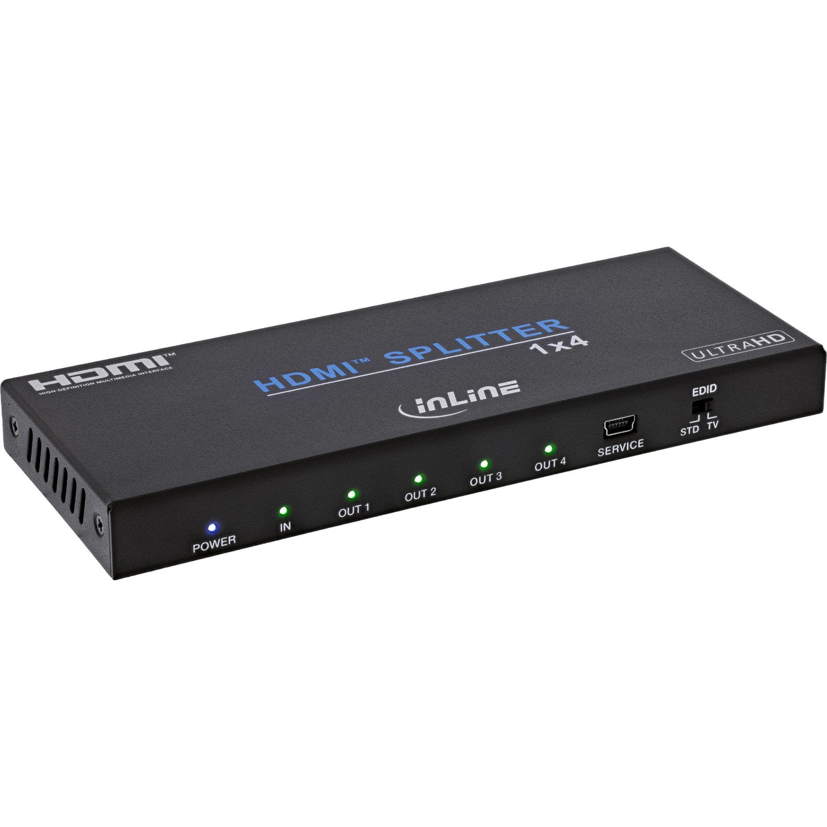 Splitter Hdmi 4 Puertos 4k 60hz Inline