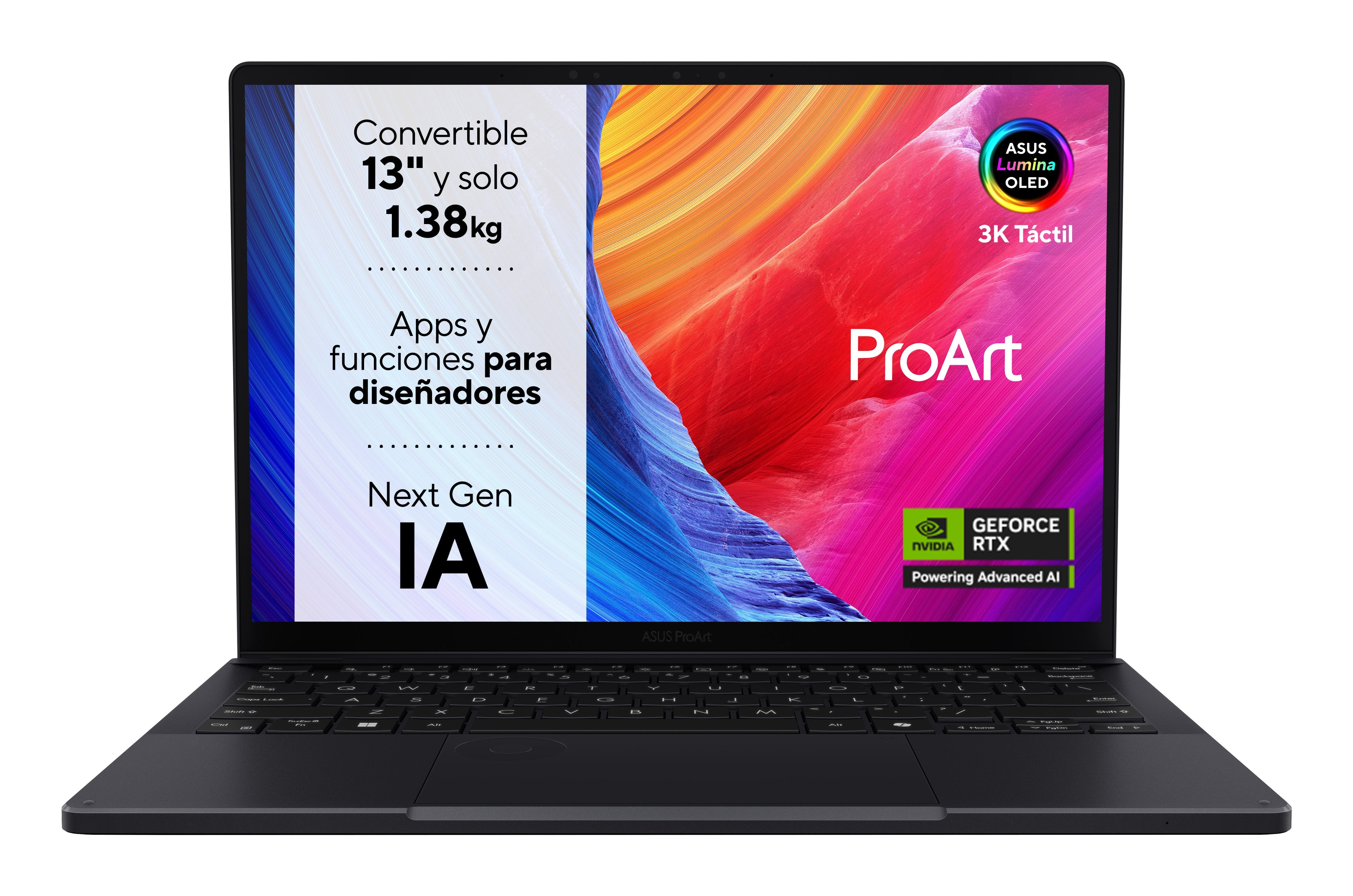 EAN 4711387626757 - ASUS ProArt PX13 HN7306WV-LX011W Híbrido (2-en-1) 33,8 cm (13.3") Pantalla táctil LPDDR5x-SDRAM NVIDIA Ge imagen 2