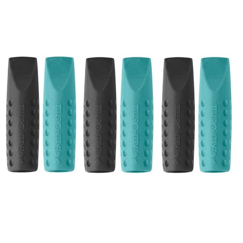Faber-Camell Grip 2001 Eraser Rubber Pencil Cap Colours