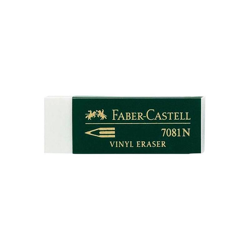 Faber Castell Goma De Borrar 7081 N Blanco -En Blister De 2