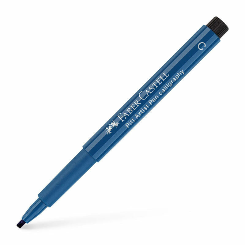 Faber Castell Rotulador Pitt Artist Pen Calligraphy Azul De Idantreno