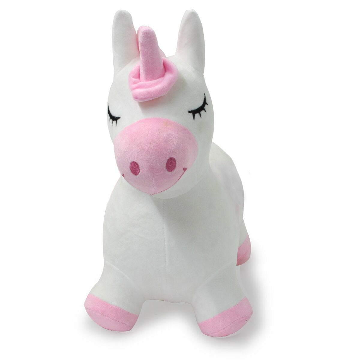 Jamara Animal Hinchable Unicornio Con Funda De Peluche Y Bomba