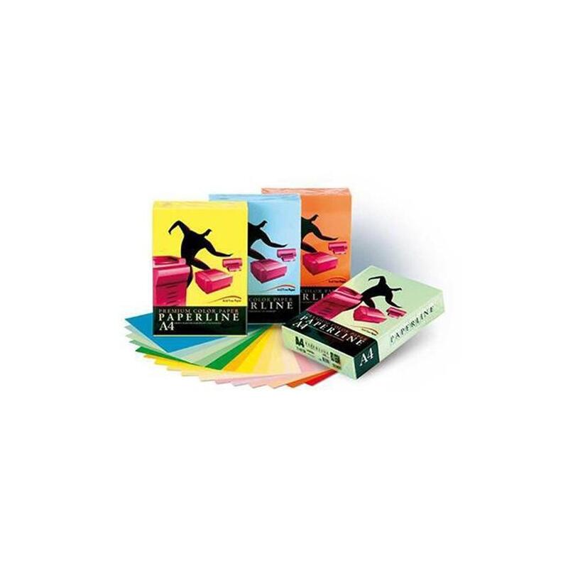 Fabrisa Papel Din A4 75gr 1 Paquete De 500 Hojas Color Verde Fluor (Ciber Hp Green)