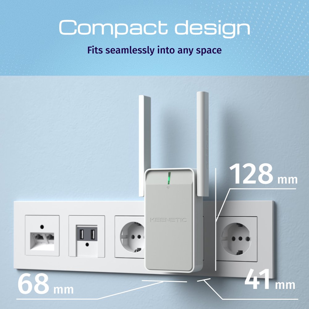 EAN 4897082922063 - Keenetic Buddy 4 (KN-3211) Repetidor de red Blanco, Gris 100 Mbit/s imagen 8