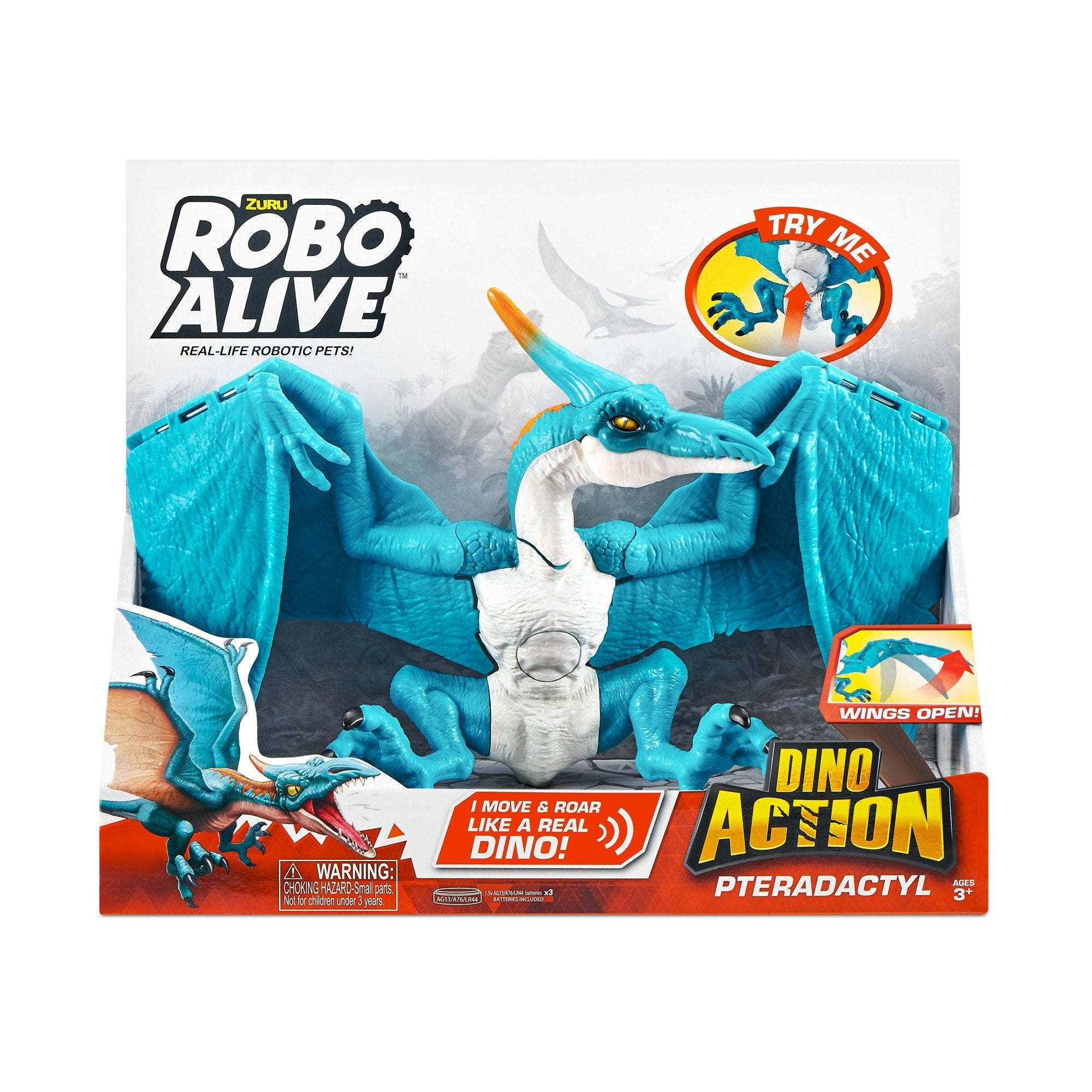 Zuru Robo Alive Dino Action Pteradactyl, Figura De Juguete 4894680021365.0
