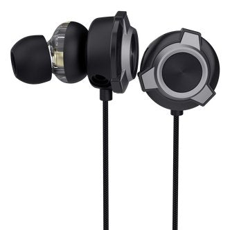 Auricular De Boton Gaming Gxt 406 Pine Multiplataforma Negro Trust Estuche Protector/ Micrófono De Brazo Extraible