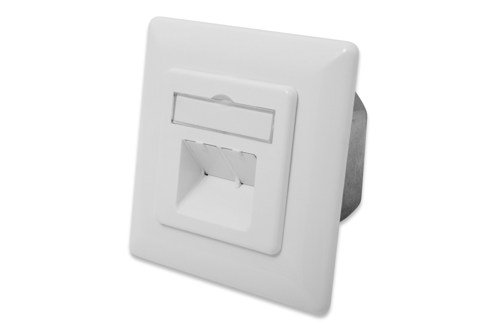 EAN 4016032320203 - Digitus DN-9007-S-1 toma de corriente 2 x RJ-45 Blanco imagen 3