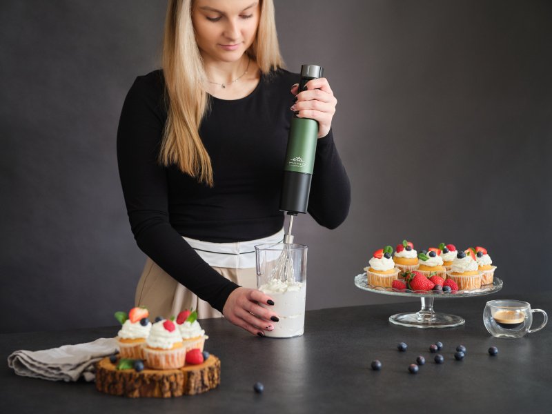 Batidora Eta Eta321990030 De Mano, 1000 W, Negro Verde