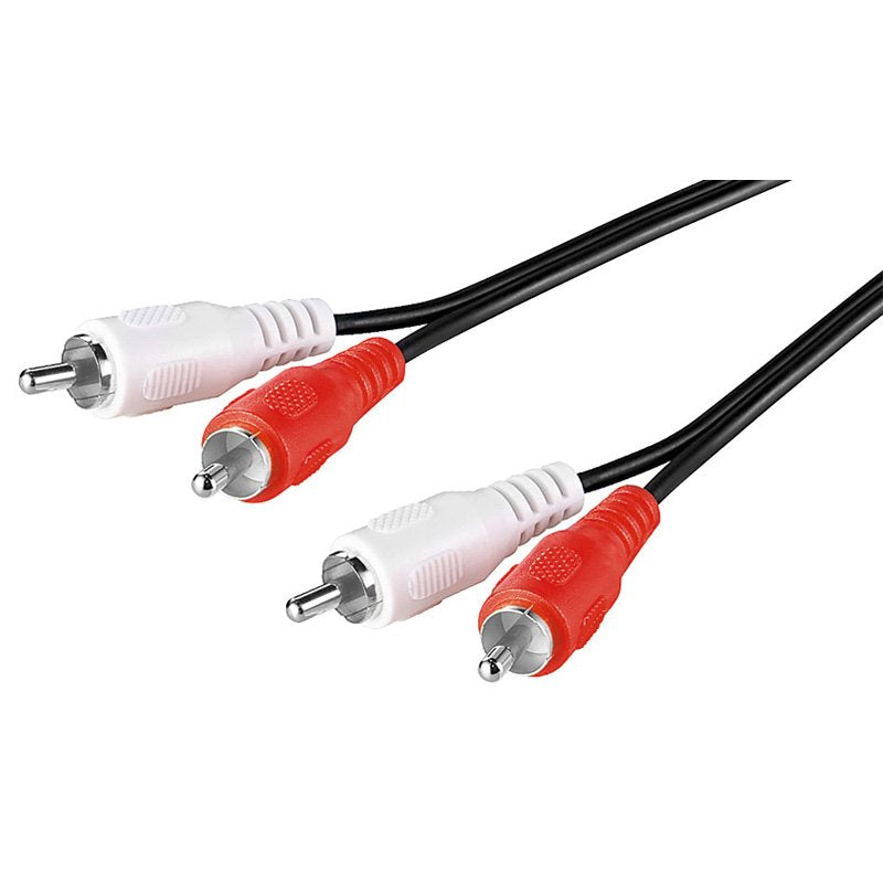 EAN 4040849500299 - Goobay 50029 cable de audio 2,5 m 2 x RCA Negro imagen 1