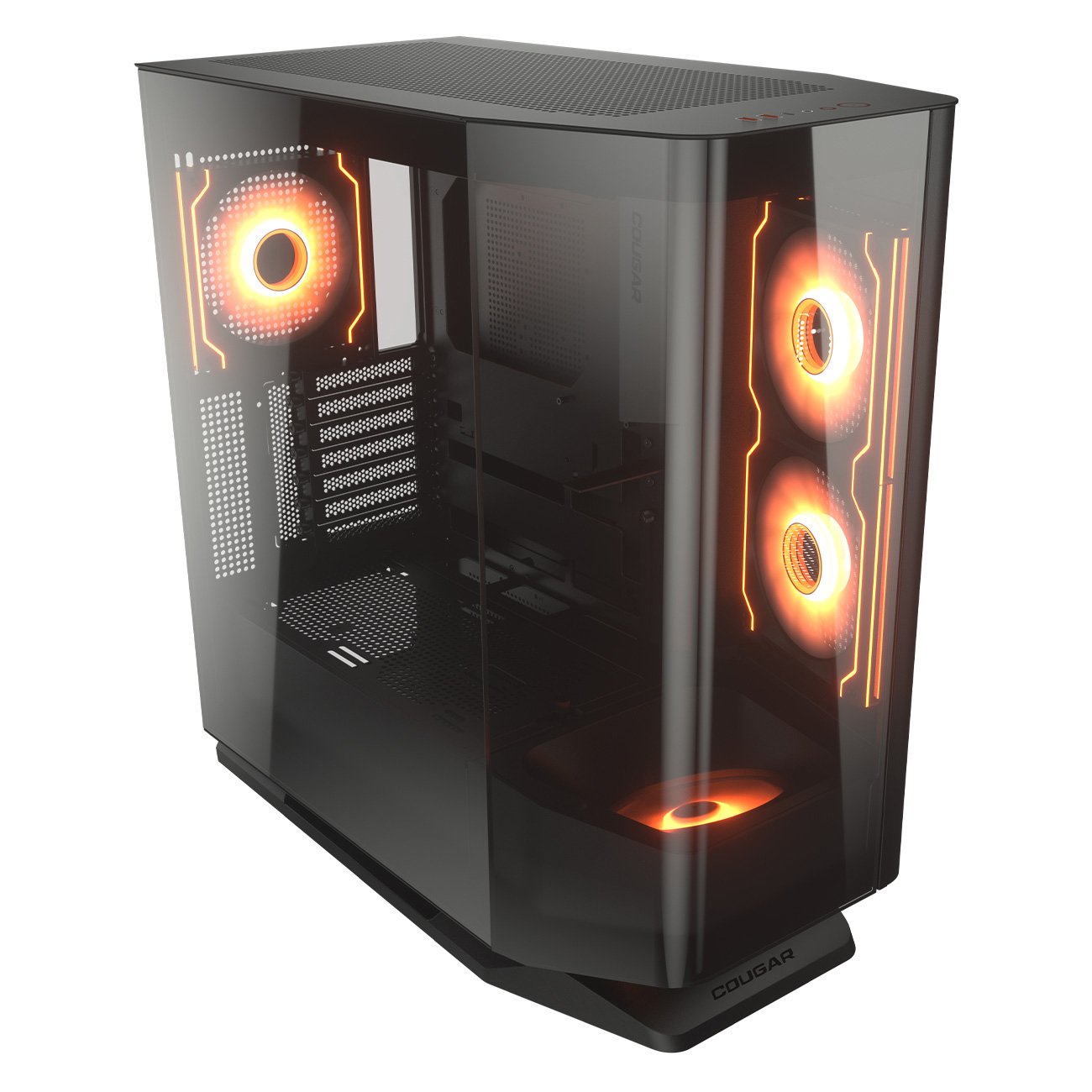 Caja Pc Cougar Semitorre Fv270 Rgb Negro