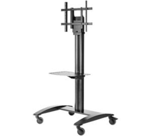 Rollwagen 600x400 -68kg 170cm Bl Höhenverstellbar Ablage 32-75''